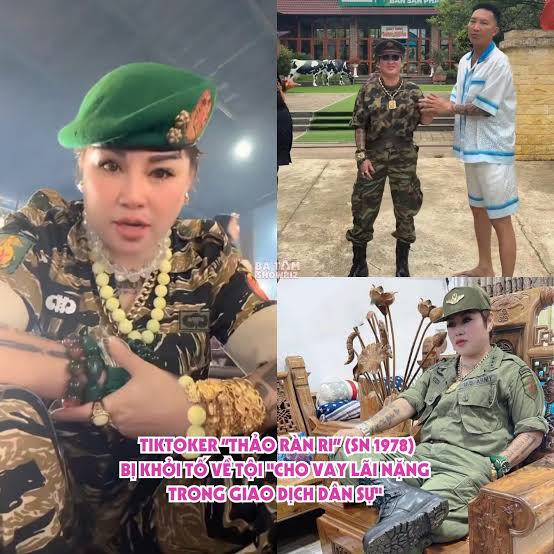 acctrung's tweet photo. 🚨 TikToker “Thảo Ràn Ri Mộc Châu” bị khởi tố!

Nguyễn Thị Thảo bị cáo buộc cho vay với lãi suất lên tới 182%/năm, thu lời gần 500 triệu đồng.
Công an đã khởi tố và tạm giam để điều tra. https://t.co/bVqw2IGnDd