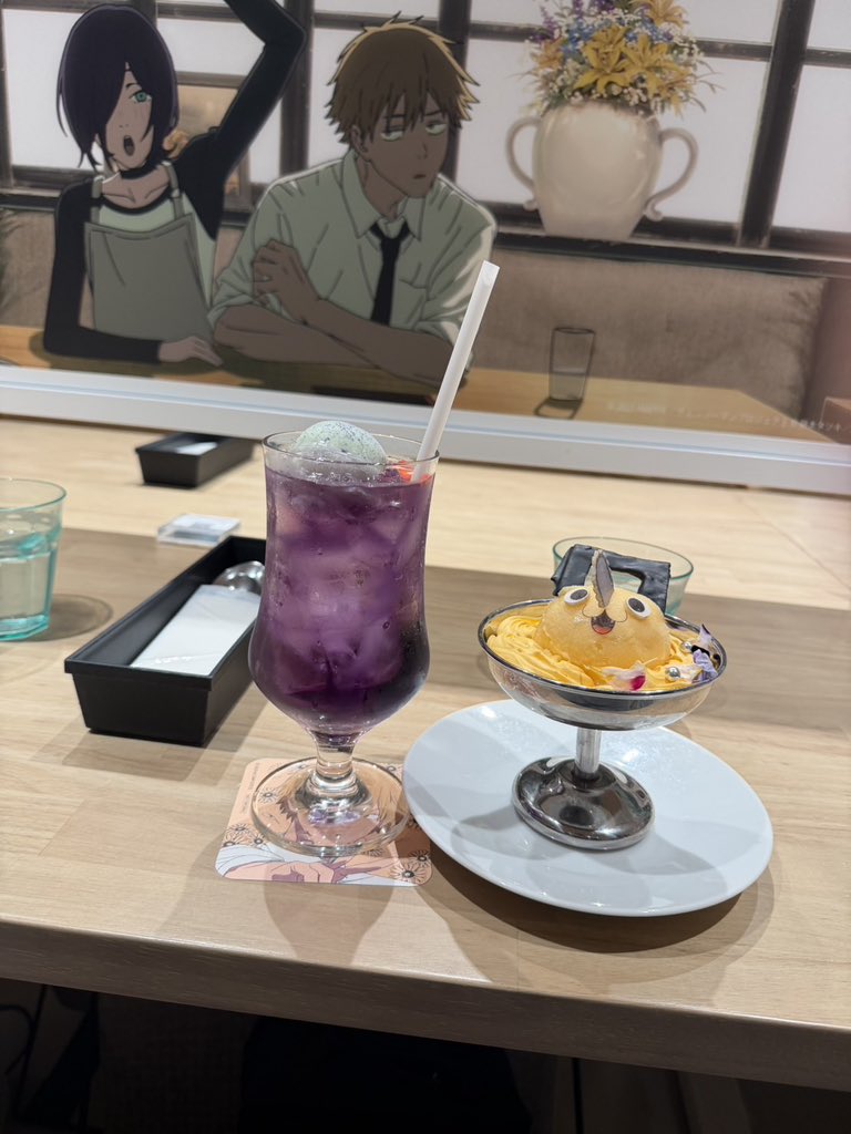berserker_CEO's tweet photo. チェンソーマン喫茶に来ました
非常に幸福 https://t.co/6a4d8GcEga