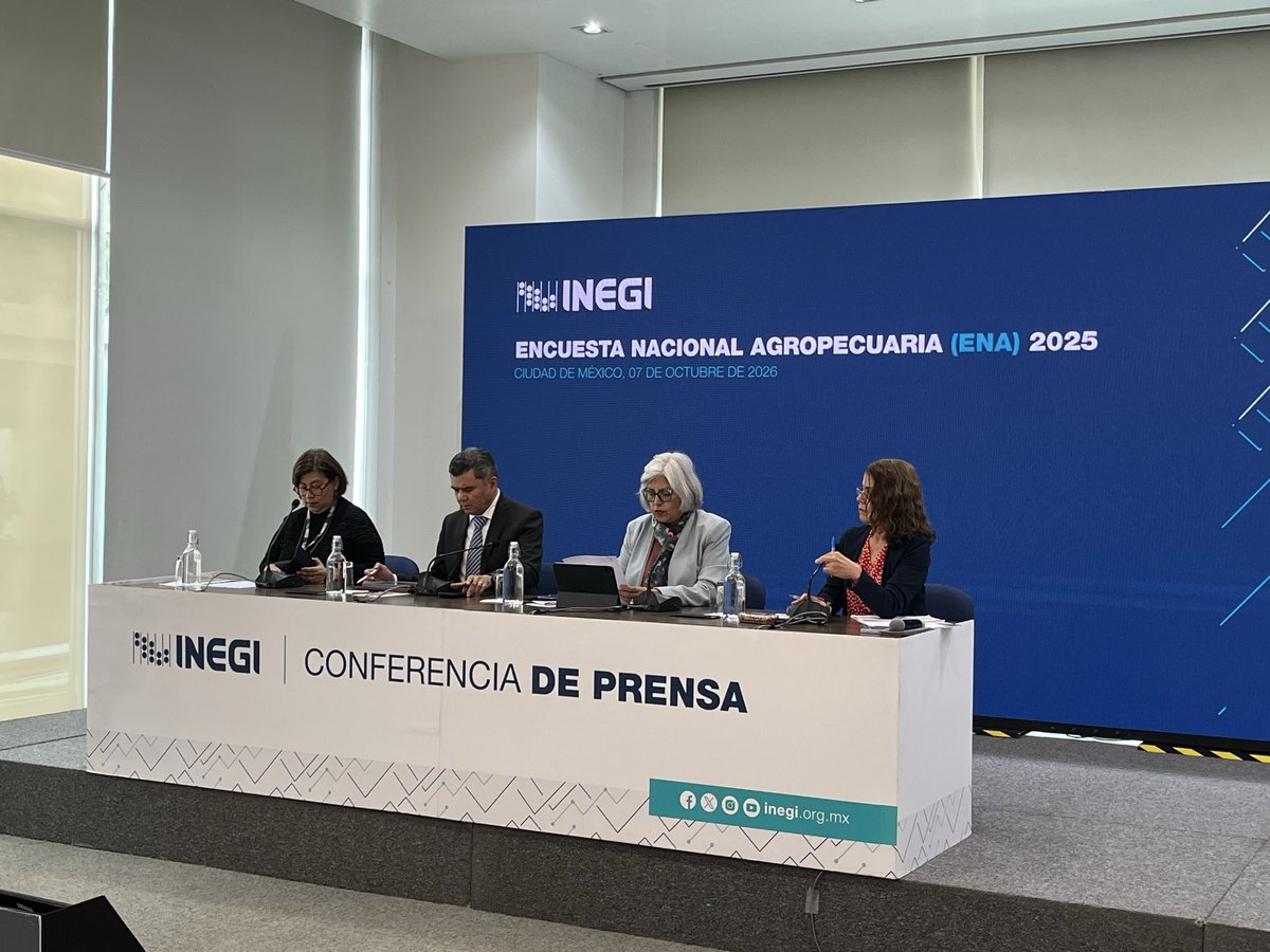 GiganteAgroa's tweet photo. El Instituto Nacional de Estadística y Geografía presentó los resultados de la #Encuesta Nacional #Agropecuaria (ENA) 2025. Hay un tema clave: el promedio de edad de los productores ronda entre 46 y 65 años. El cambio generacional está en riesgo. #alimentos #Mexico https://t.co/ba8PErXRPN