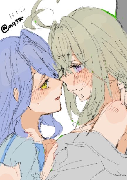kamochiowo's tweet photo. 急に描きたくなった🦋🍨ちゃん（背後注意⚠️） https://t.co/Lu7ryIenVX