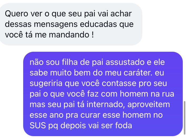 pardabarbie's tweet photo. tem que falar assim com gente folgada mesmo fodase https://t.co/8ubi4G1Vs3