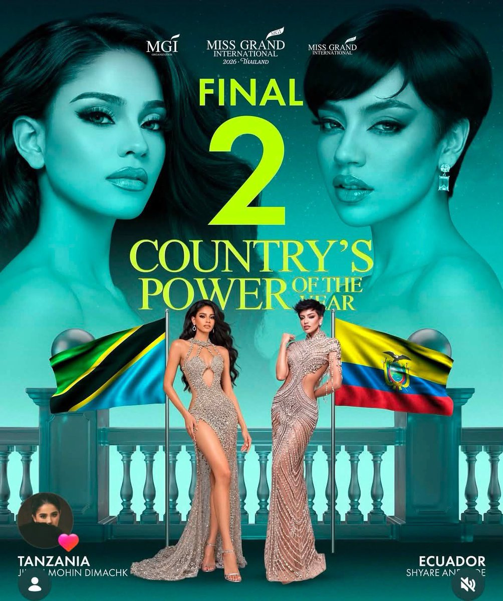 MantaNews92's tweet photo. #URGENTE || ¡Que orgullo! ¡SHYARE ESTÁ A UN PASO DE SER LA MÁS QUERIDA EN REDES SOCIALES Y ENTRAR DIRECTAMENTE EN EL TOP 20 DE ESTE CERTAMEN! 

La Manabita, Shyare Andrade, avanza a paso firme, su destaca presentación en cada pasarela a sido todo un lujo. https://t.co/3hei7eAedX