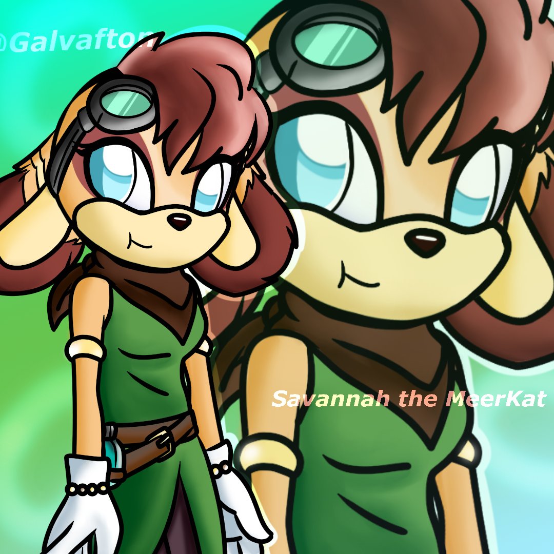 DefyingTierz's tweet photo. Sonic oc Savannah The Meerkat! 🐱💚
#sonic #sonicthehedgehog #sonicoc #art https://t.co/fjcaEz63zT