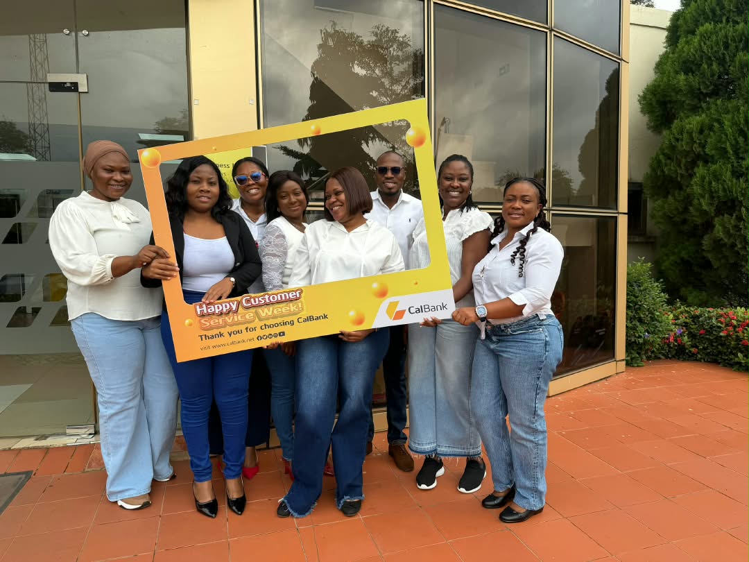 CalBankPLC's tweet photo. Day 3 of Customer Service Week reminds us that going The Extra Mile is a mindset.
It means showing up for our customers with care, commitment and the determination to do a little more to make every experience better.
Because at CalBank, youโre worth the extra mile.
#CalBank #CustomerServiceWeek2026 #TheExtraMile #ForwardTogether