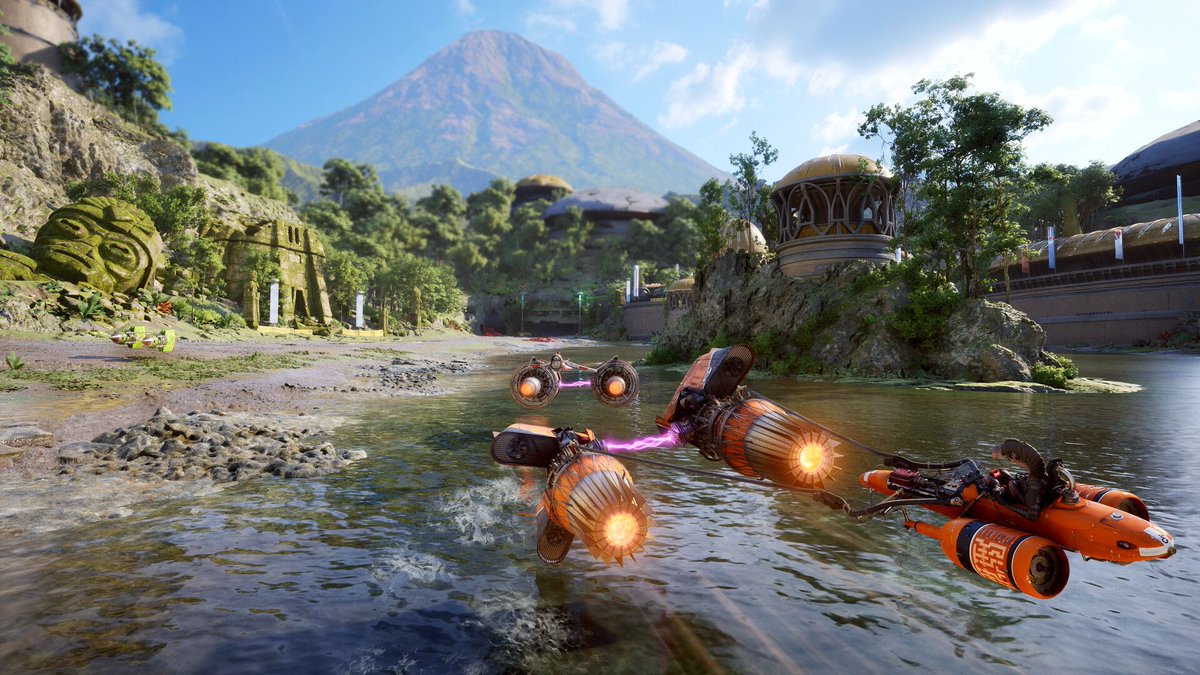 CoreKeiken's tweet photo. STAR WARS: Galactic Racer throws traditional arcade racing into a roguelike campaign structure where branching runs, vehicle upgrades, and tight resource management fill every circuit. https://t.co/C0k2UTd843