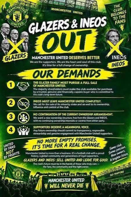 Gazelliottmufc's tweet photo. #RatcliffeOut  #GlazersOut 
dreadful owners https://t.co/MbVh27T8ZG