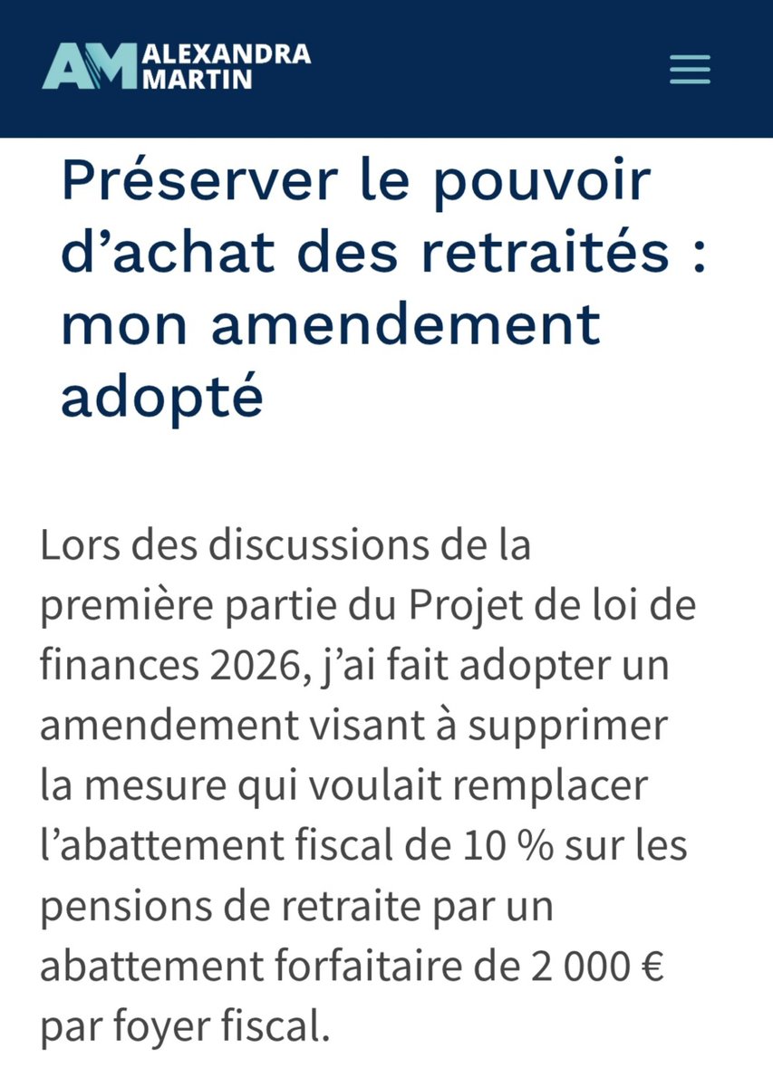 ToadVousEpie's tweet photo. Je vous aime bien les lisnardistes mais faut pas pousser mémé dans orties. 

La seule députée Nouvelle Énergie de l'assemblée a déposé et fait adopter un amendement pour supprimer la mesure de suppression de l'abattement de 10% pour les retraités lors du PLF 2026 https://t.co/l1cOHGeT8W