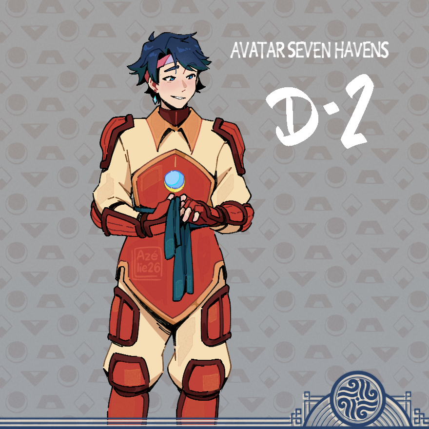 azy_arty's tweet photo. AVATAR SEVEN HAVENS 👏 WILL BE OUT IN 👏 ONLY 👏 TWO 👏 DAYS 🌊🪨🔥🍃
At last.
Have a quick crossover, our mystery boy in Korra's probending uniform ✨
#sevenhavens #avatar #avatarthelastairbender #nickelodeon #avsh
@paramountplus @avatarlegends @nerdoutparamount https://t.co/lyZK7JwYcS
