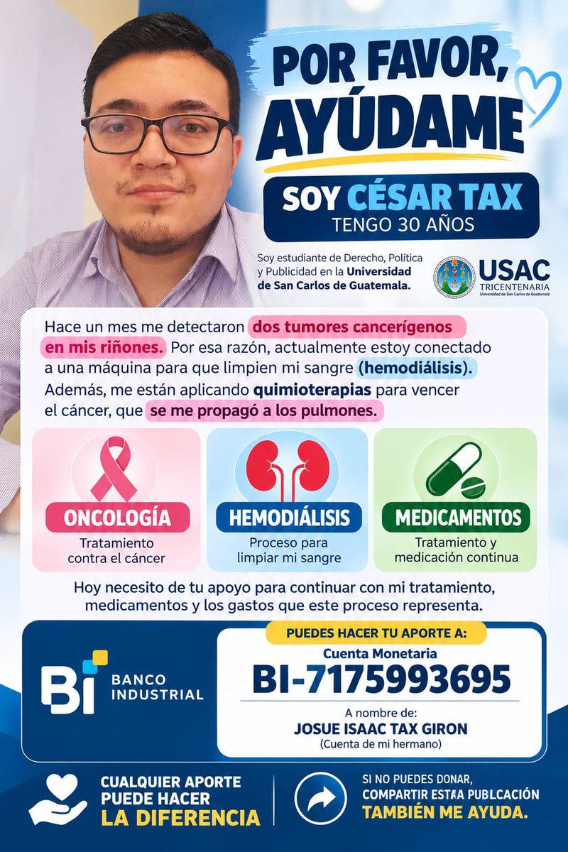 gandhi_gomez's tweet photo. Amigos  de esta noble red Un amigo mío tiene esta gran necesidad por ayudar a su hijo César! Si pueden ayudar a compartir sabemos que siempre hay personas de noble  ♥️ mil gracias 🙏🏻 está ingresado en H Antigua y necesita de esta medicina si alguien tuviera ! @fiaheisenberg https://t.co/MRCLi1iMIL