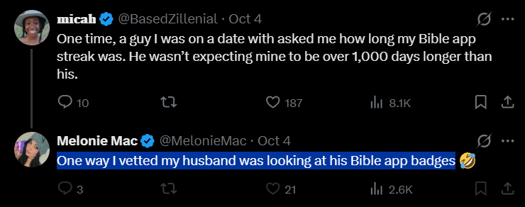 TJ_After_Dark's tweet photo. This is just sad. Imagine not knowing who you were marrying until you both decided it was some great idea, for... reasons? Then you snoop on his phone to see if he is the man for you, by how often he reads a Bible app? Whut? Nice marriage there folks. Oh, and he's gay. Weirdos... https://t.co/UYcohkaXfk