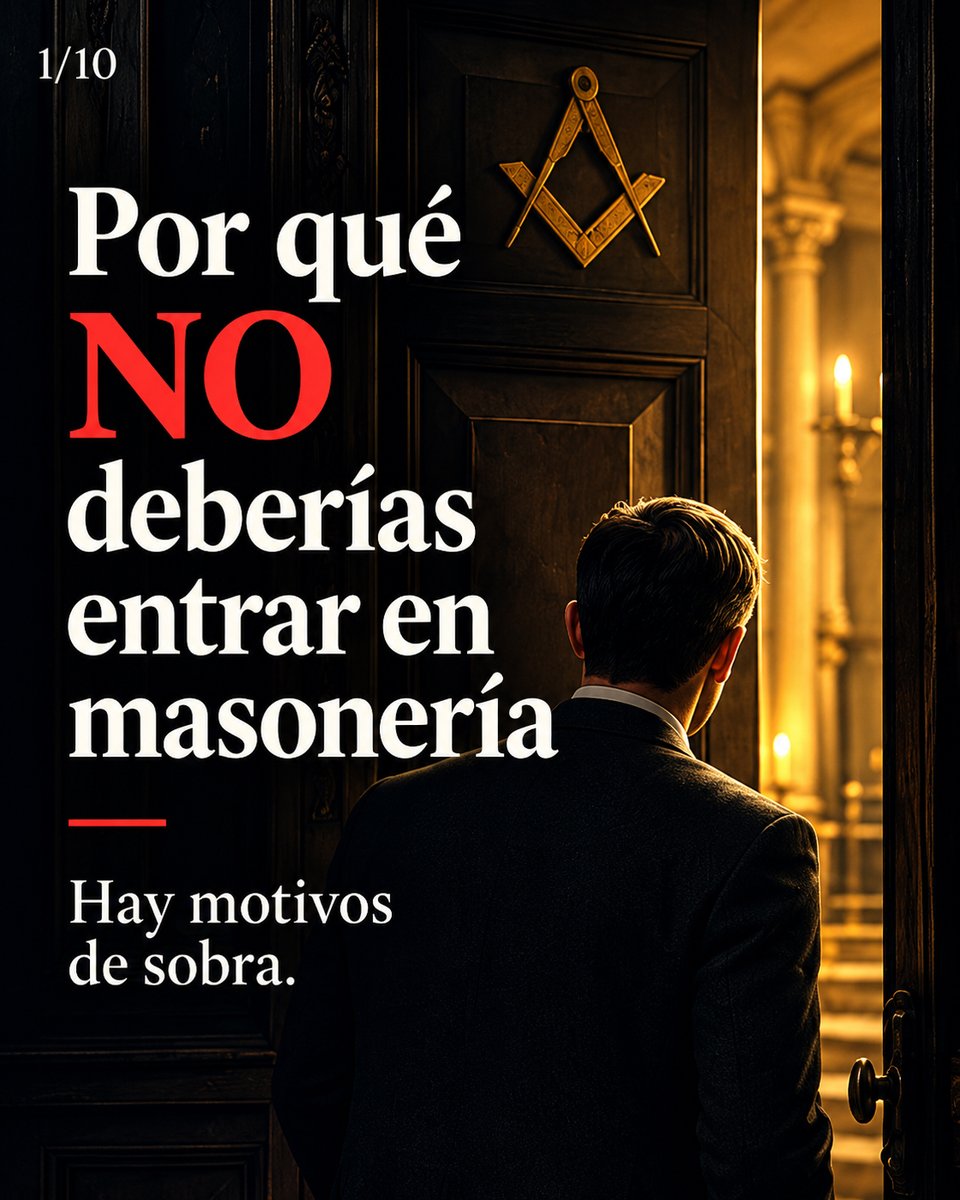 fmasoneria's tweet photo. ¿Estás pensando en entrar en masonería? ¡ESPERA! ¡Piénsatelo bien! Te explicamos las razones para no tomarte a la ligera tu ingreso en una logia masónica. #masonería #francmasonería #logia #masones #mason #masoneria #francmasoneria https://t.co/UUcCh04tit