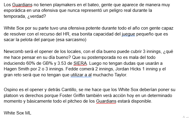 SportsAndBets6's tweet photo. Mi récord por acá, si no me falla la memoria, lo dejé con 9 verdes y 4 rojos en 13 picks.

Acá vamos con la jornada completa. 

Poco a poco se acaba el béisbol este año, el de MLB digo. https://t.co/wgkmE3jZwa