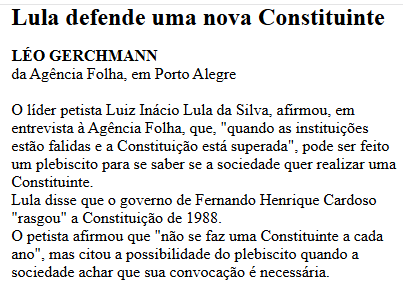 GaiodeArvre's tweet photo. @joaoescosteguy @nikolas_dm Quando o próprio Lula dizia sobre uma nova constituição isso revoltava você como revolta agora?

https://t.co/Opo2HDtsCl https://t.co/9XkUKDIwJ8