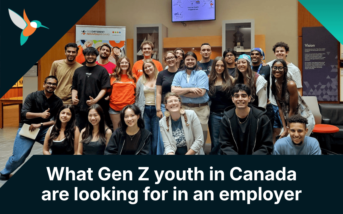 TalentPoolHub's tweet photo. What does #GenZ want from an employer? More than a job.

Fair pay, respect, inclusion, work-life balance and opportunities to learn and grow all matter. @CharityVillage explores what young Canadians are looking for in the #workplace: https://t.co/mjweYa0qKG https://t.co/ruo11TZFpC