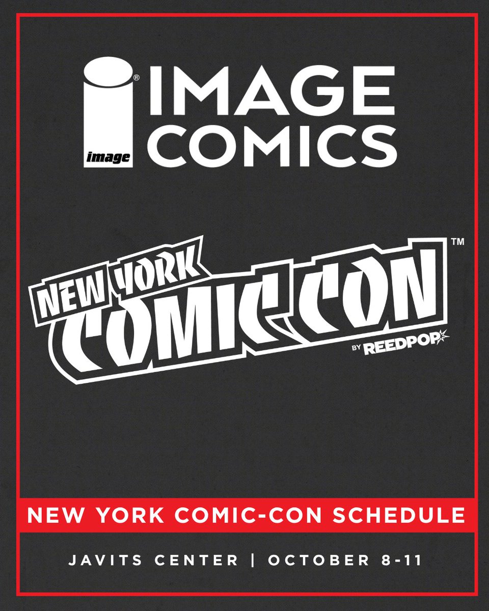 ImageComics's tweet photo. Our NYCC panel lineup is here, and it's stacked. Four days of panels covering everything from the Massive-Verse to the Energon Universe, plus a special In Conversation with Brian K. Vaughan & Cliff Chiang and a Let's Talk Comics LIVE to close out the show. Follow the link for full details. https://t.co/COMRAQzCRJ