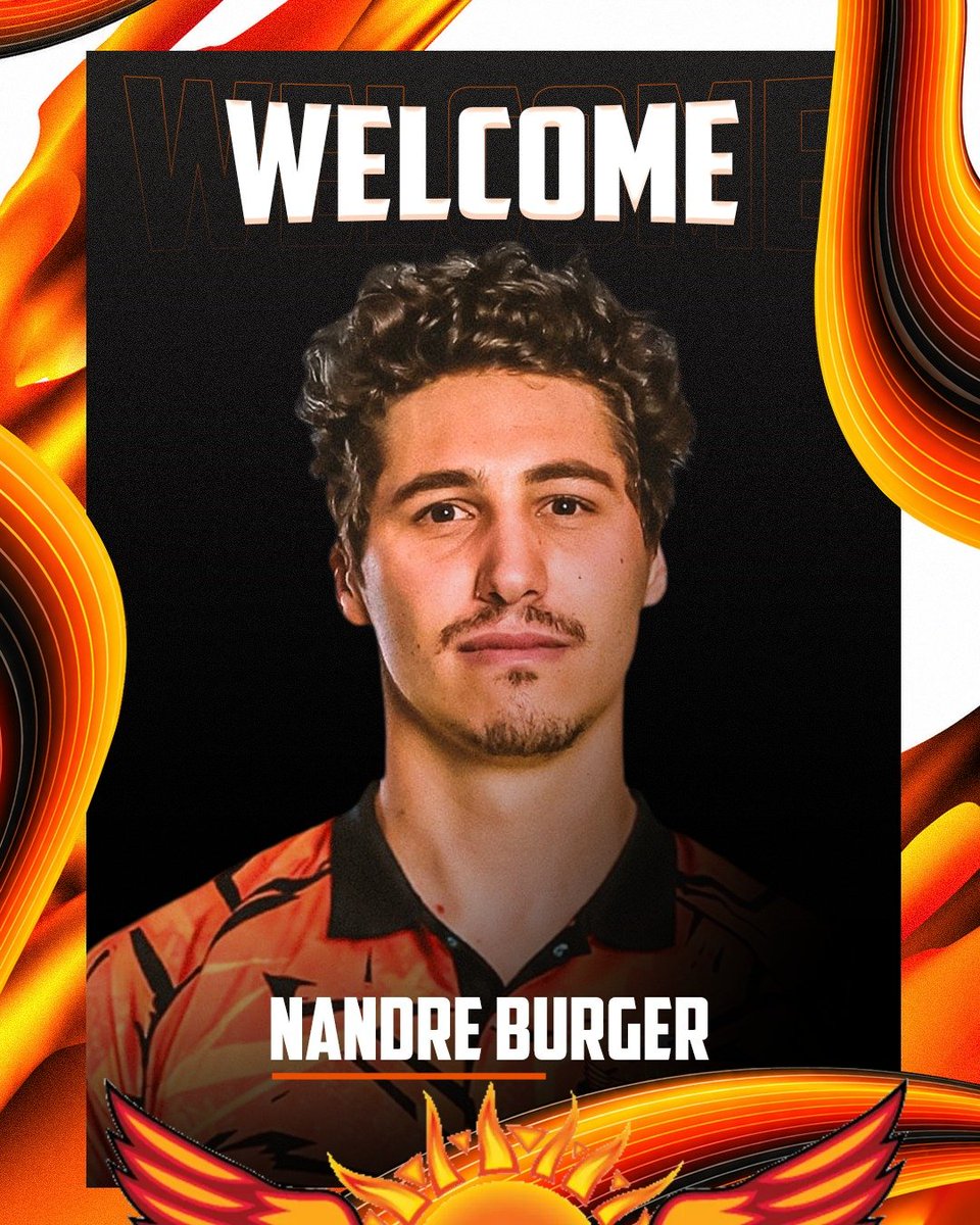 Secfansofficial's tweet photo. Welcome to the Orange Army of the Eastern Cape! 🧡🦁 Nandre Burger is a Riser for R500K!
#WelcomeToIncredible https://t.co/9USr1d0atZ