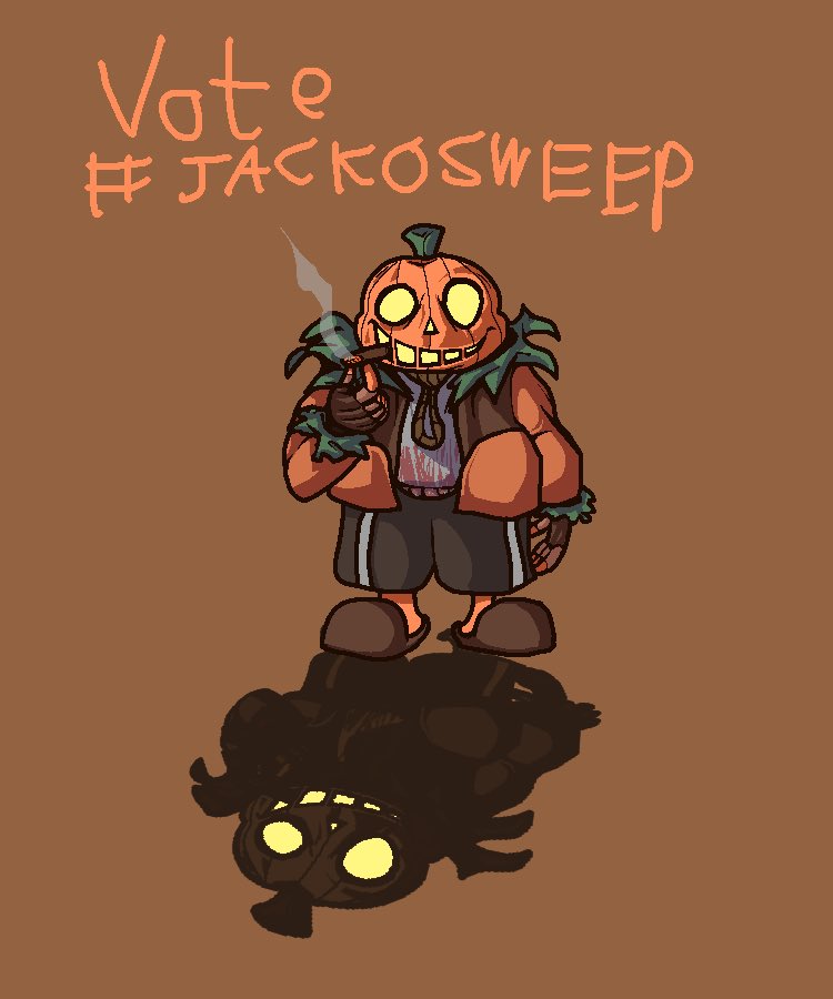 RealWege's tweet photo. ive been twitterdead for a bit but back for now just to join propaganda. 

Vote for #JackoSweep to win!

#OCSansPolls2026 #undertalelastcorridor https://t.co/0myeZY16zL