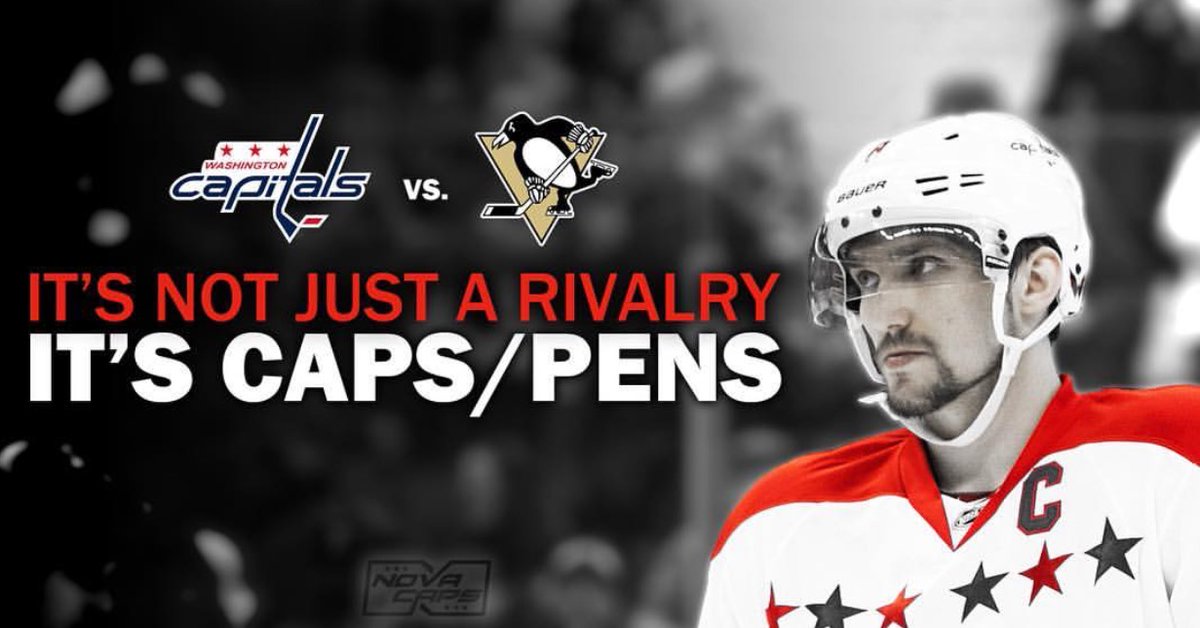 capsfanclub's tweet photo. It's Wednesday... a @Capitals Game Day (and Opening Day at Home)!

The good guys in their #RocktheRed jerseys face off against the Pittsburgh Penguins tonight at 7:30 p.m. EDT at Capital One Arena in what is Alexander Ovechkin's final season home opener of his career.

#ALLCAPS https://t.co/3etZ3IXSEp