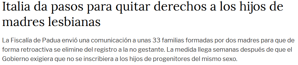 rmlgbtiq's tweet photo. Solo en Europa hay muchos ejemplos. Enteraos un poco de las cosas que pasan. https://t.co/nE27i8rjSq