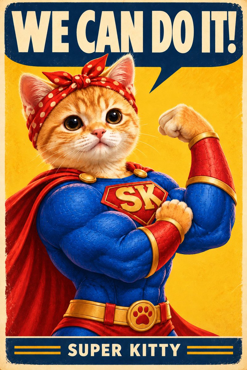 CryptoGoatFR's tweet photo. @elonmusk 🐱🚀 SUPER KITTY WANTS YOU!
JOIN THE MOON MISSION — CAPE ON. PAWS UP.

CA: 49gr2VBv3igYyXXVthoozw2bCsHhHaF3WJufgfQrpump

$SK #Super Kitty #crypto https://t.co/KJicZmhRuY