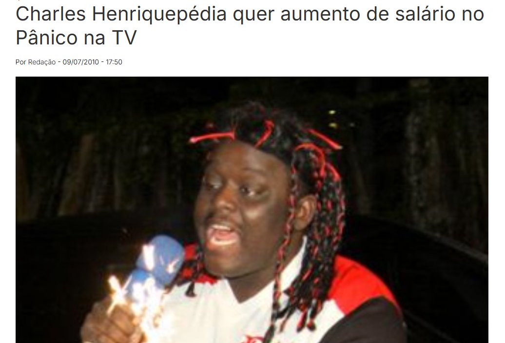 PolitizadorO's tweet photo. @Metropoles É o Charles de Wagner Love. kkkkkkkkkkkkkkkkkkkkkkk https://t.co/wCm3cc9Qok