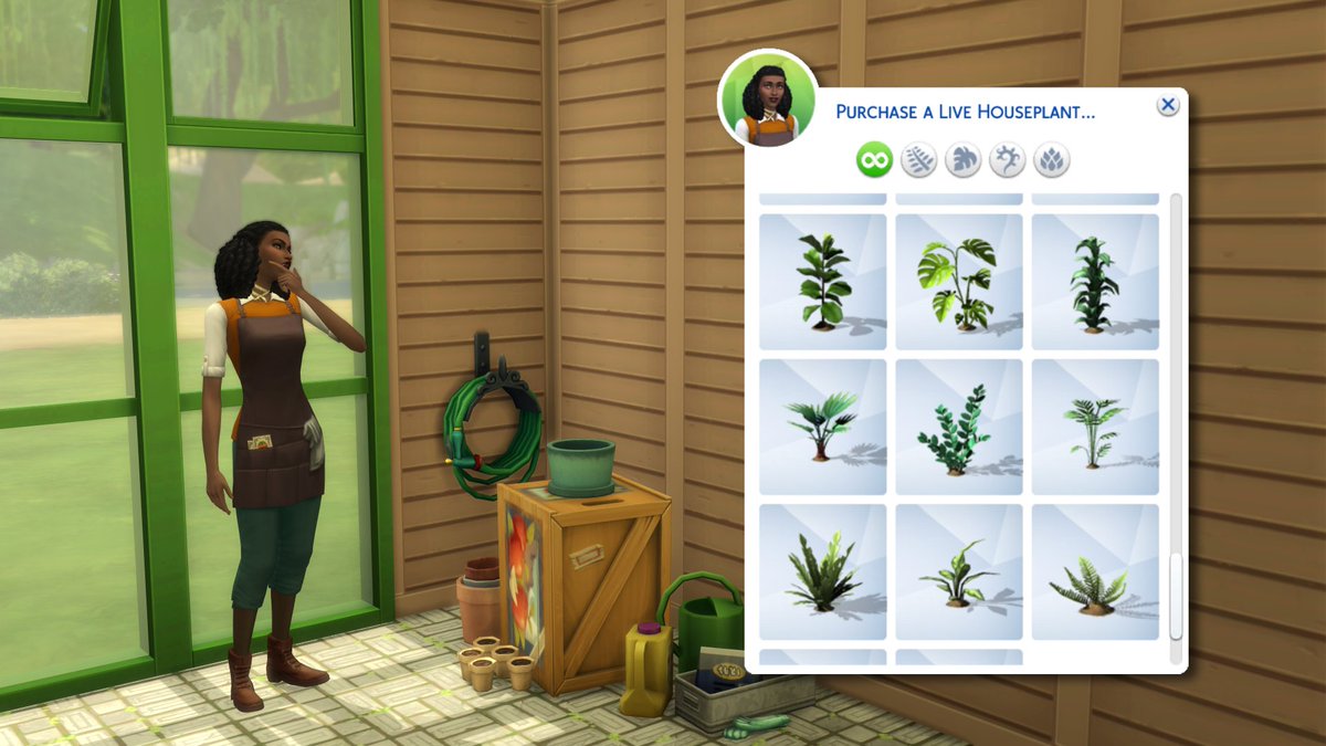 CBXSims's tweet photo. More Houseplants Mod releasing tomorrow 🌱

Allows plants from both the Base Game and EPs to be purchased and cared for in plant pots (Requires EbyN)

Each plant has Healthy, Unhealthy, and Dead stages.

Inspired by a post from @simmerrboi. Wish granted 🪴 https://t.co/Fdbql6HB0w