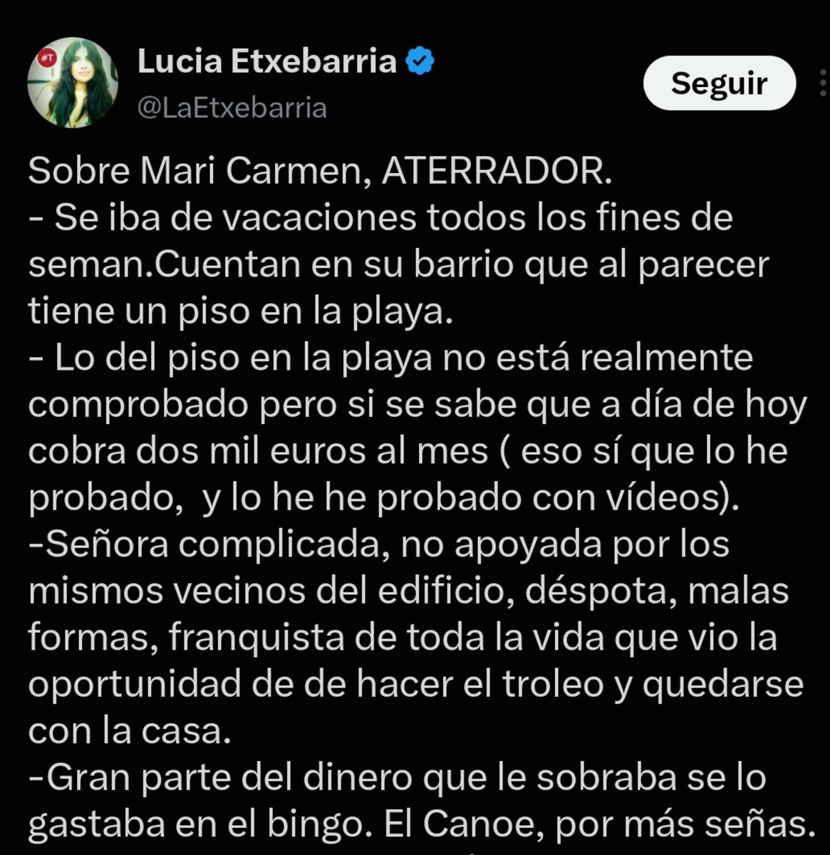 antovami's tweet photo. A ti en cambio sí que te hemos oído hablar de Mari Carmen. Qué poca vergüenza https://t.co/zWXtq1X3ky