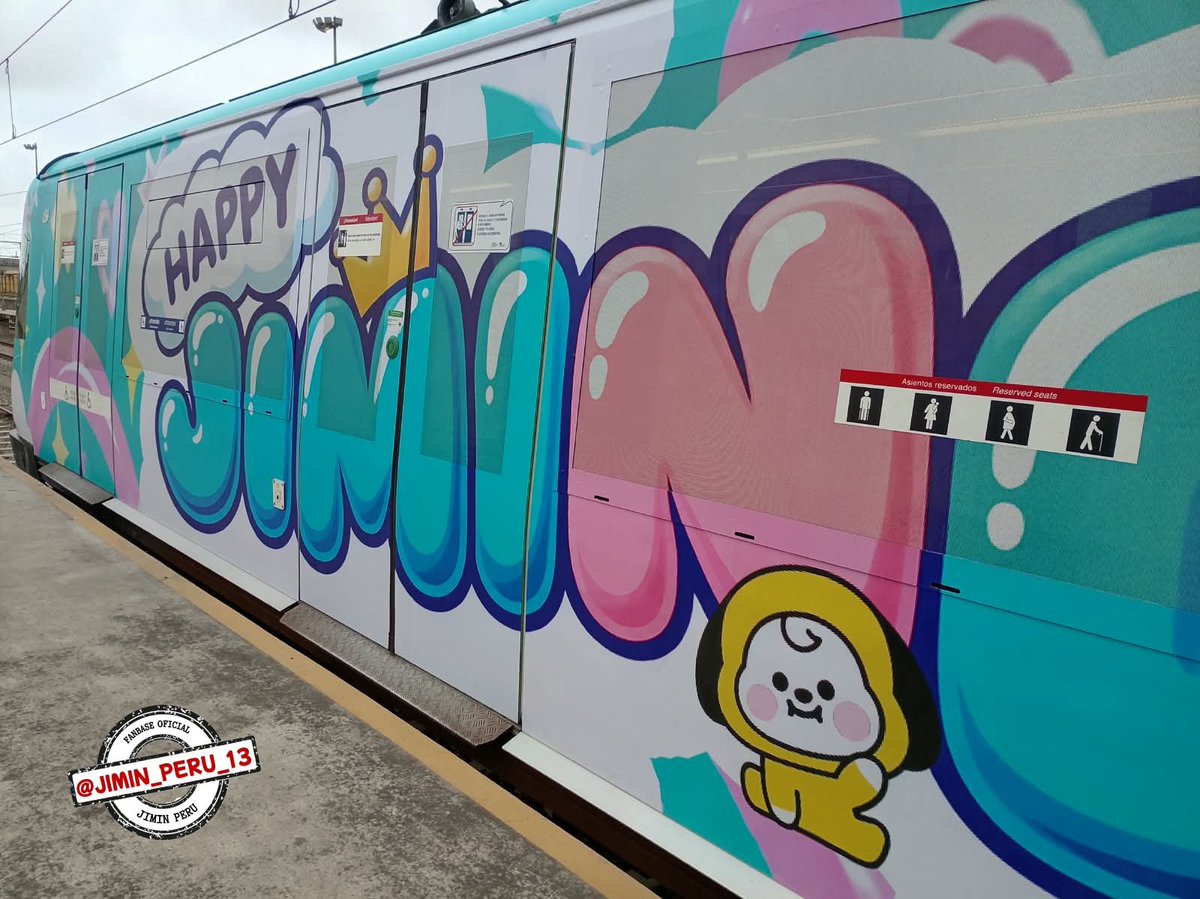 JIMIN_PERU_13's tweet photo. 🚆 A TRAIN OF LOVE FOR JIMIN 💛

Seguimos con el furor de nuestro primer tren por el cumpleaños de Jimin 🎉

Gracias a todos por su apoyo difundiendo. Este proyecto nació por y para Jimin a fin que sepa lo amado que es aquí en Perú 🥹🇵🇪🫂

JIMTOBER EN PERU
JIMIN LIGHTS UP LIMA
A TRAIN OF LOVE FOR JIMIN
#JimtoberEnPeru #Jimin_Peru_13 #ATrainOfLoveForJimin #JIMIN