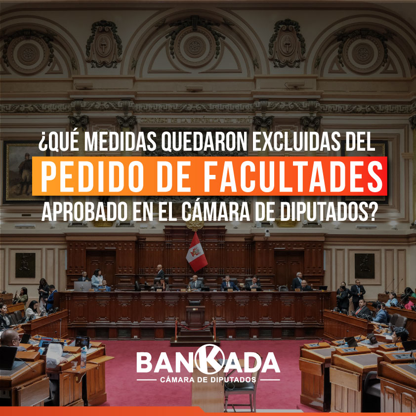BankadaFP's tweet photo. 📌 Saludamos a las bancadas que respaldaron la incorporación de las facultades legislativas necesarias. Lamentamos, sin embargo, que se hayan dejado fuera herramientas concretas y urgentes para atender los problemas que afectan a los peruanos.🇵🇪 https://t.co/e2jl1gdpXT