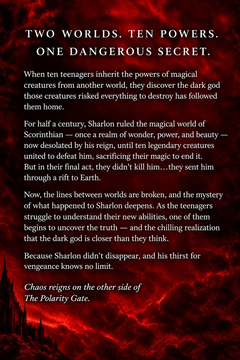 ChildrenofScor's tweet photo. It's official! Im a published author! The Children of Scor: The Polarity Gate is here! Available in ebook, hardback, or paperback! Thanks to all who've supported this journey! ❤️ https://t.co/awFO0u1wjz https://t.co/qyPXCu2y4A
