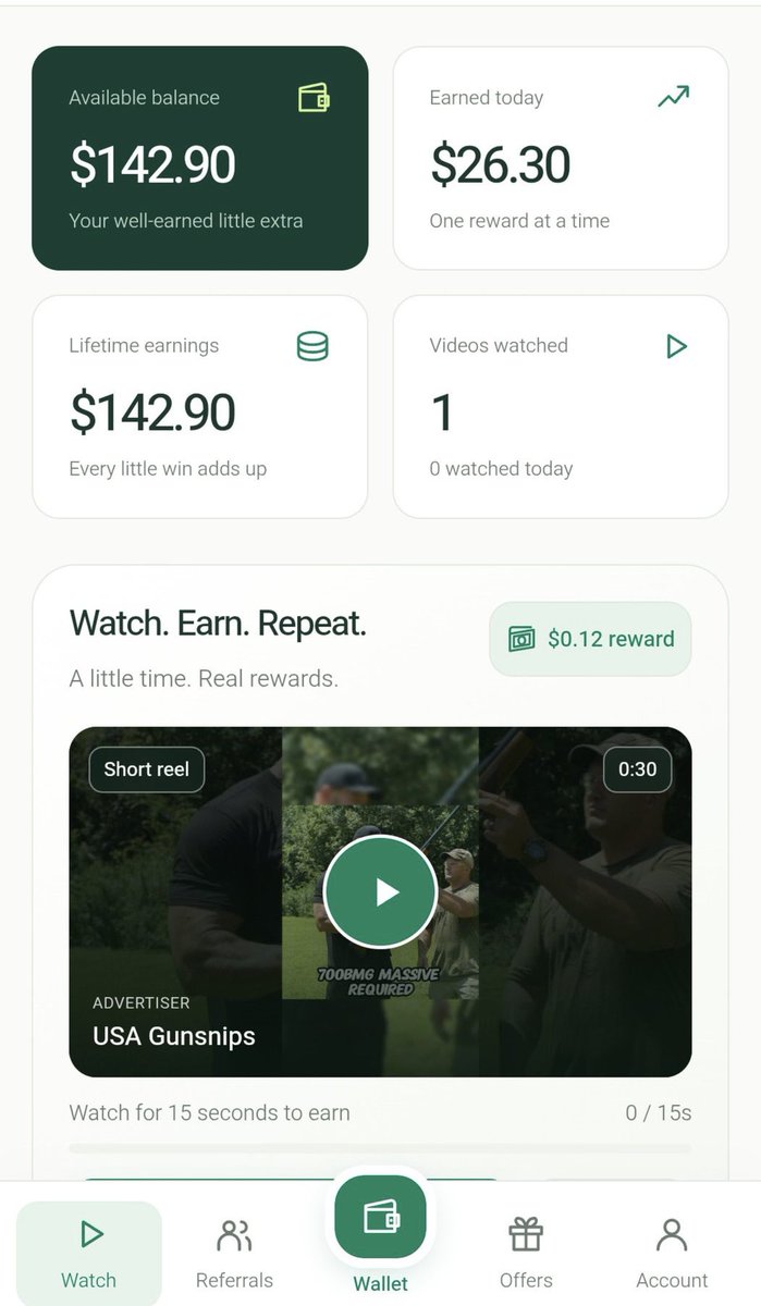 s3fbz's tweet photo. @pt2s1 today From Paid to watch Videos
I'm loving this.
Time to place withdrawal.
I shared this in the afternoon, hope you're earning too?
LINK 🔗 https://t.co/NMTymnaWpY https://t.co/LztYuLnucE