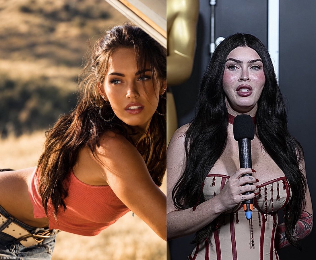 kangminlee's tweet photo. What happened to Megan Fox https://t.co/JfDwlvamVc