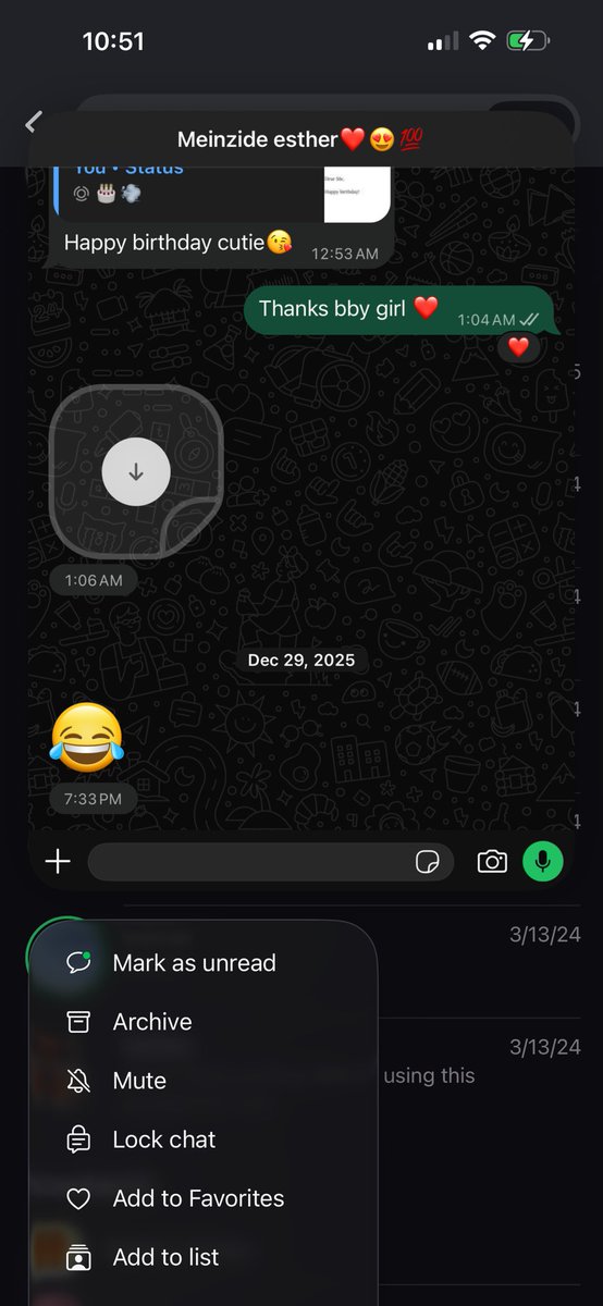 Oraclepyd's tweet photo. @MrVibeFr1 We been Dey date around 2022 and this was her last message to me 😭💔 RIP Esther https://t.co/fesp16T5lL