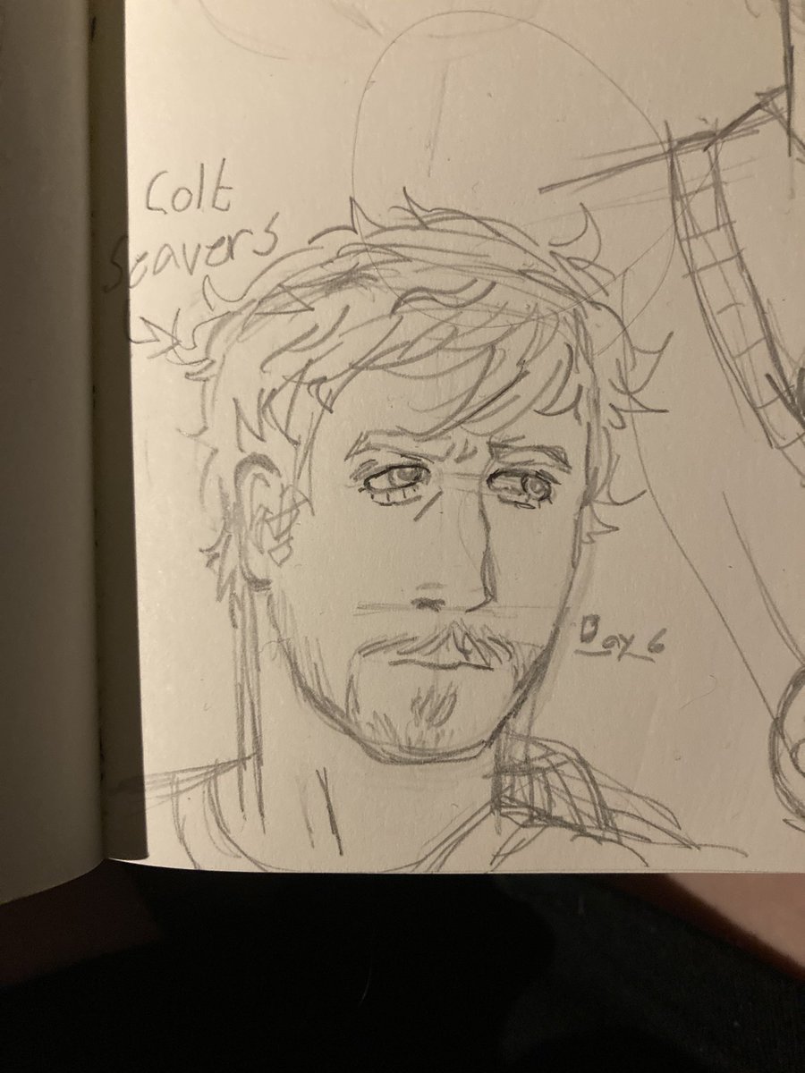 Veehbat's tweet photo. I didn’t have a lot of motivation today so this is all you get of Colt 😢#gostober https://t.co/rQXqxNy1ku