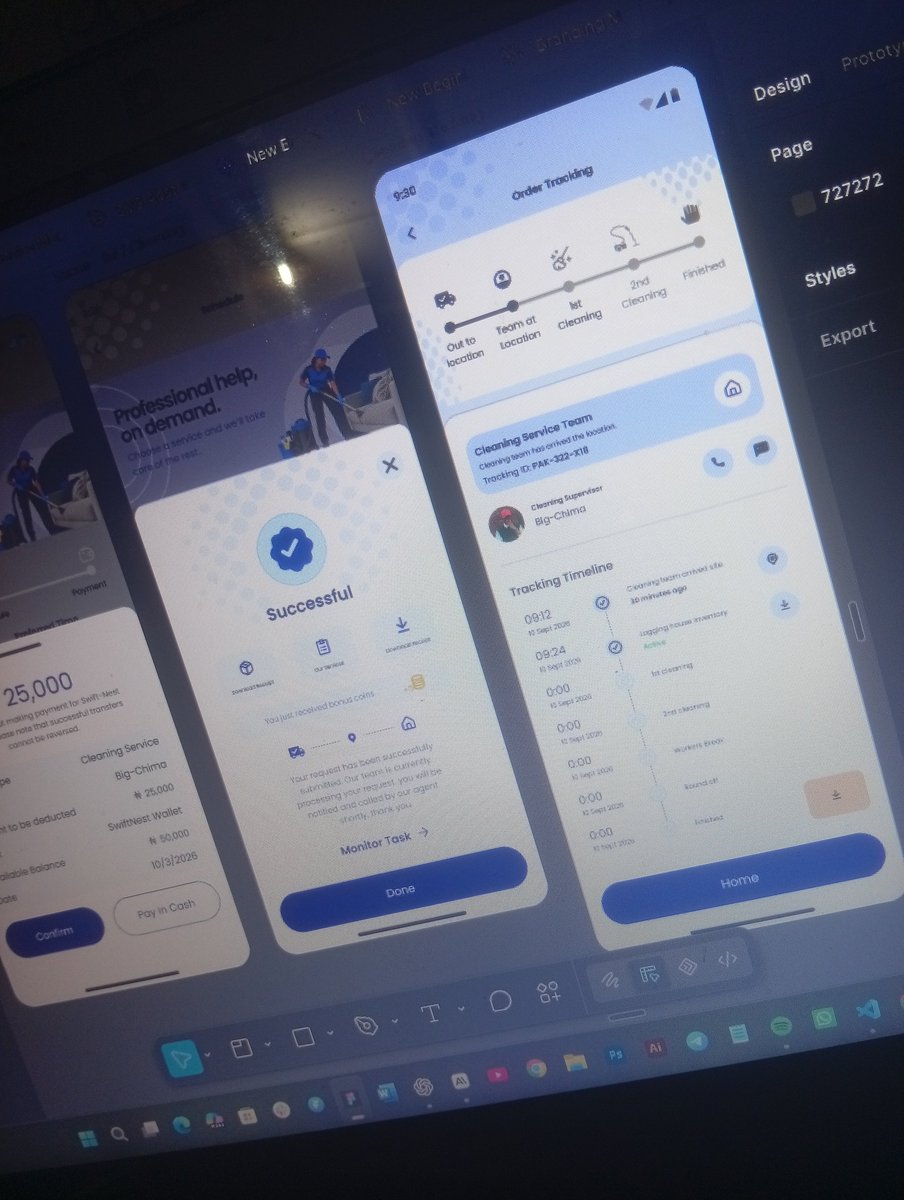 chima78922's tweet photo. So am making progress in the app, and the journey so far has been interesting and challenging cos I have to marry two jobs, working during the day and designing at night. But so far screens updated and SwiftNest is almost ready for Dev.
#fypシ゚ #trend #UIUXDesign https://t.co/AUuWTxGg5d