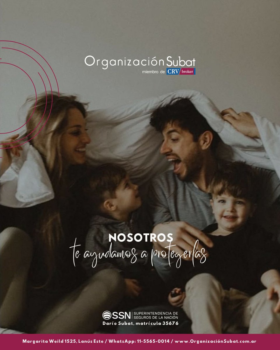 orgsubat's tweet photo. Tu hogar, tu auto, tus proyectos… detrás de cada uno hay esfuerzo, historias y mucho por cuidar. 🤍

📍 Margarita Weild 1525 | Lanús Este
📲 Conectá con nosotros vía #WhatsApp al 11-5565-0014
🌐 https://t.co/OblBuuwRw7

#seguros #segurospatrimoniales #seguroderetiro #DarioSubat https://t.co/JLIzguCgoG