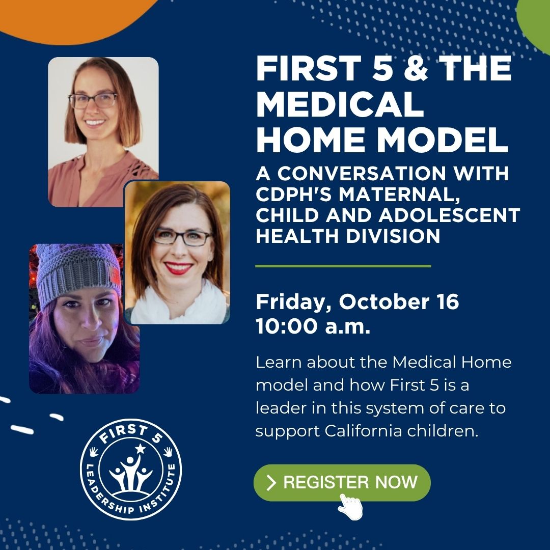 First5Assoc's tweet photo. One week left to register. @CAPublicHealth talk coordinated child care and California's Medical Home model on 10/16. Register: 
https://t.co/SkChHCOekk https://t.co/FUmChO2G6i