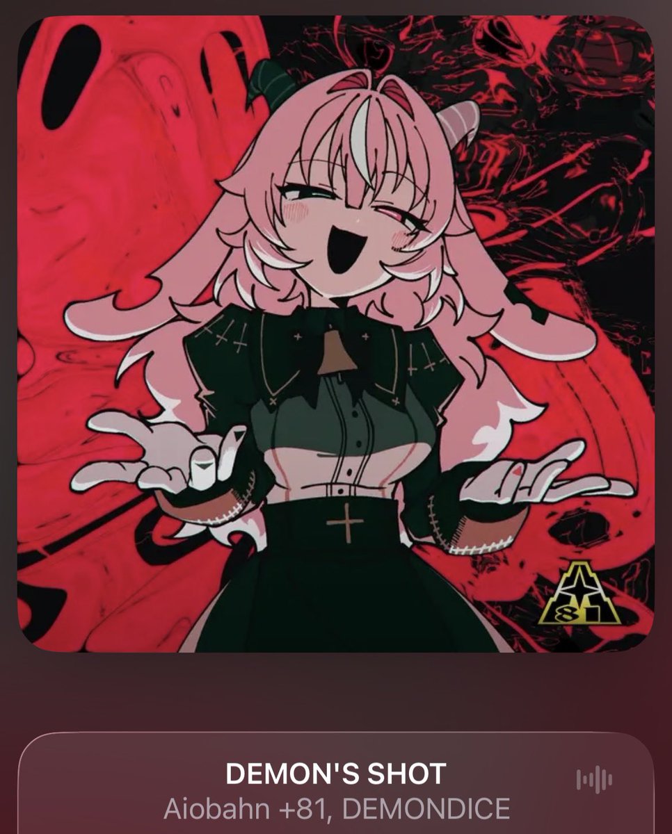 albarn_nikke's tweet photo. Aiobahn +81っていうレーベルの曲も担当してた人とDEMONDICEから最近フル尺リリースされたこの曲めっちゃ中毒性高いからみんなも聴いてほしい🫰
あとこの曲がPVにもなってるヤンデレ悪魔と飲み合うゲームも割と気になる https://t.co/X62Z8lb69S