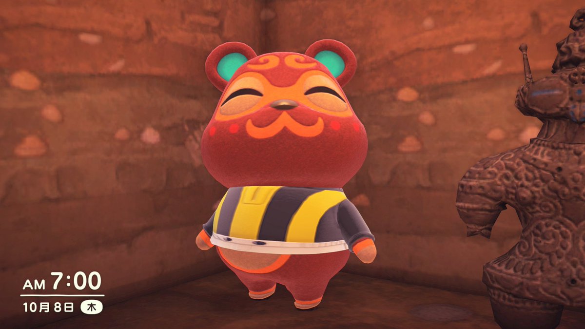 yudeegg_katame's tweet photo. おはようのどぐろうちゃん
#どぐろう #Clay #Boliche #NintendoSwith2 #どうぶつの森 #AnimalCrossing #ACNH https://t.co/Vy63Qglu67