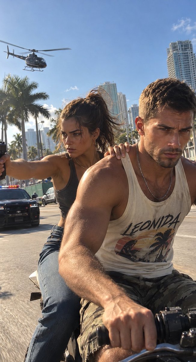 ViceCity_Media's tweet photo. Jason and Lucia from GTA 6 reimagined in real life. https://t.co/mPn2SuMvDF