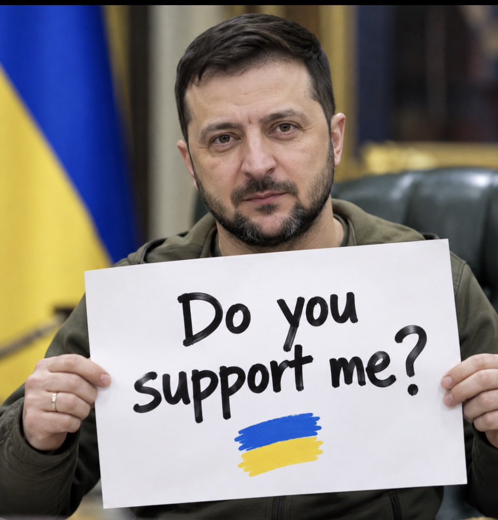 Patriotism87543's tweet photo. Do you support Zelenskyy?

Yes or No https://t.co/YiZJ8XTh2N