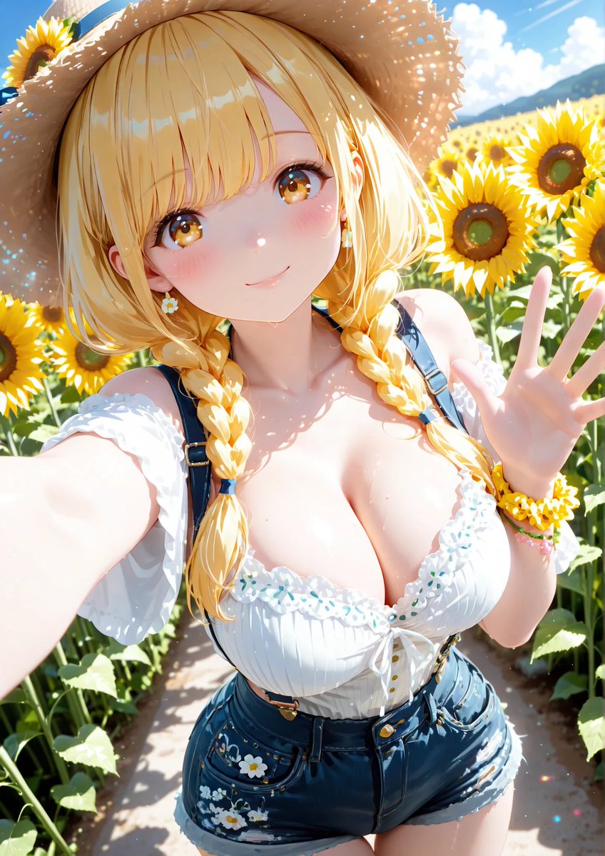 ailabo050505's tweet photo. おはようございます🌼
だんだん肌寒くなってきましたね😳
夏の終わりを感じます！

#AIイラスト https://t.co/lpFXTrFfoy