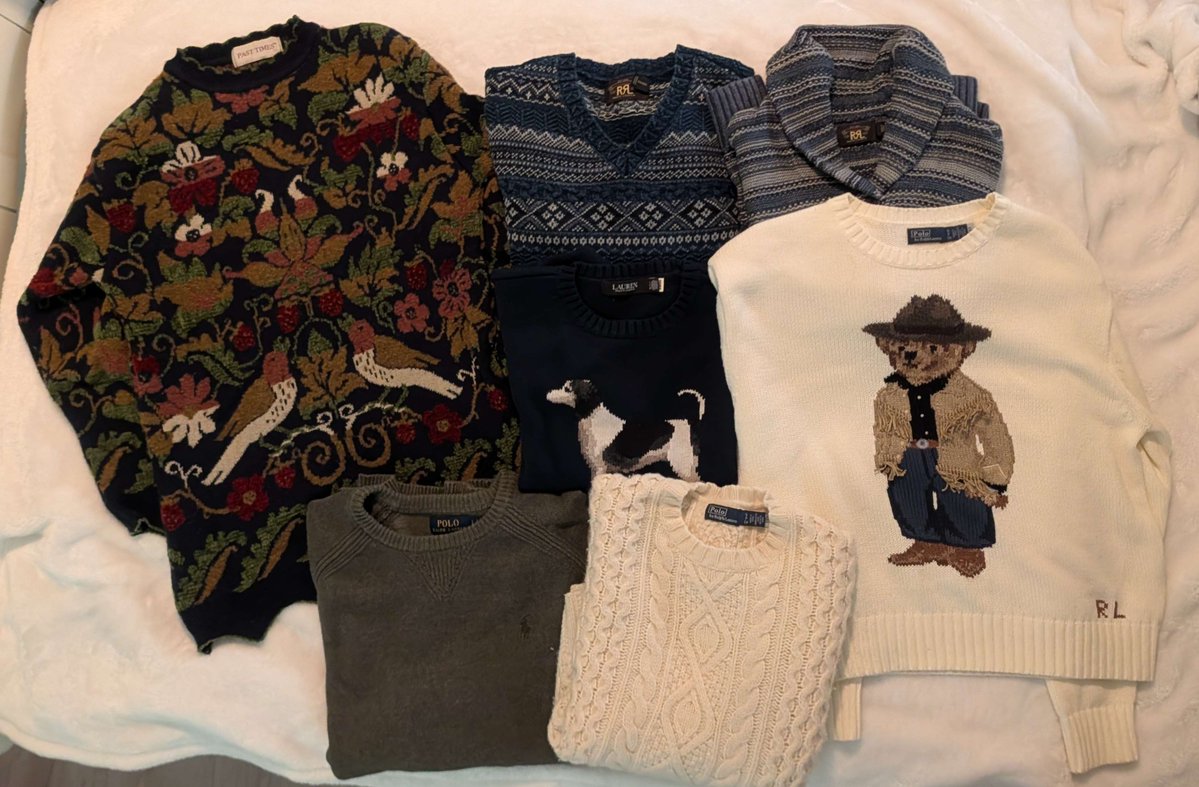 hirundinifaye's tweet photo. absolutely ecstatic to announce that i will be Dripped out in sweaters this winter. Thank you for your attention to this matter https://t.co/bmvO5Y1Gsd