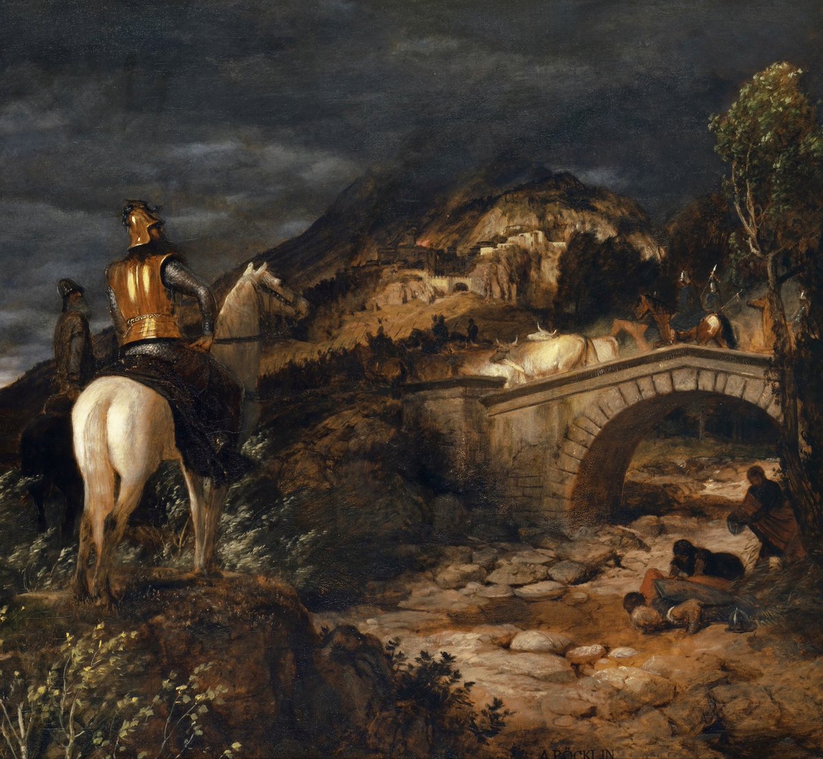 unconquered_sol's tweet photo. The March of the Goths 
— Arnold Böcklin (1881) https://t.co/N7OU90PhOI