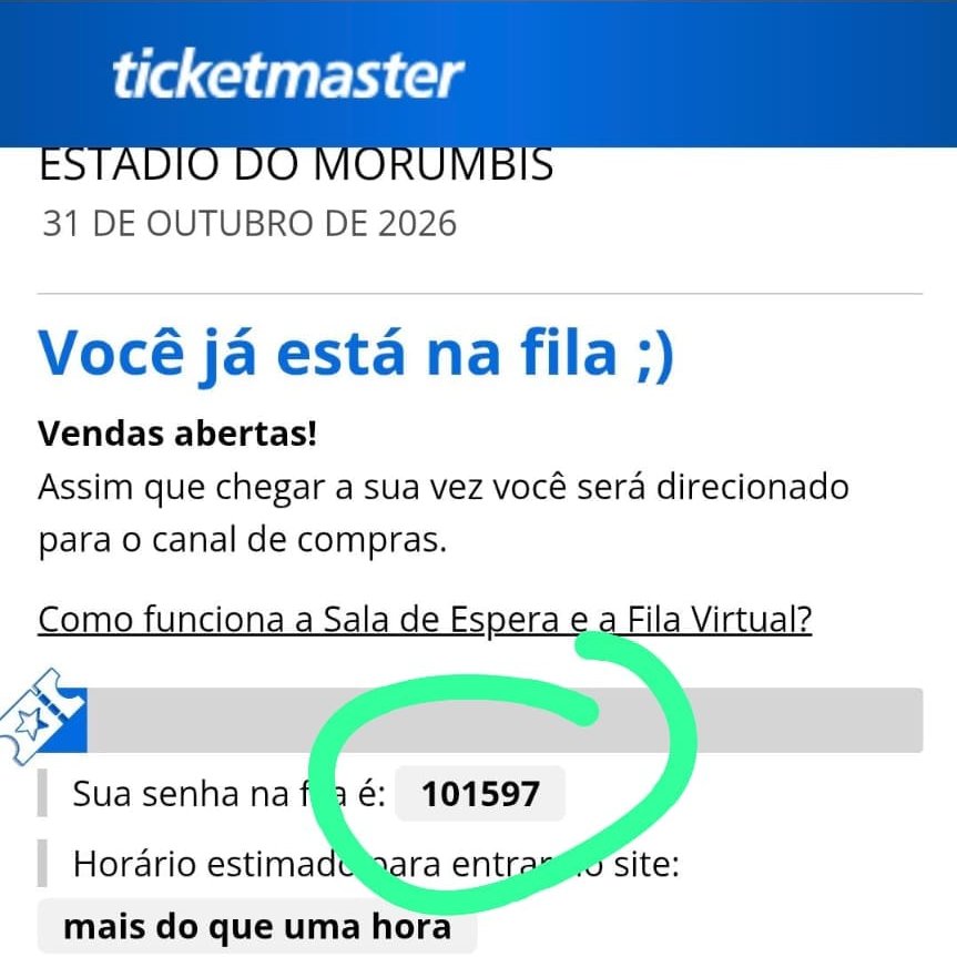 bts_base_'s tweet photo. At least +100,000 people joined the queue for the production tickets released by Ticketmaster Brazil ahead of BTS' three SOLD-OUT concerts in São Paulo on Oct. 28, 30-31 🇧🇷

— Live Nation Brazil only gave a 2-hour notice beforehand 🤯

#BTS #방탄소년단 #ARIRANG @BTS_twt https://t.co/ReQrXIkzTd
