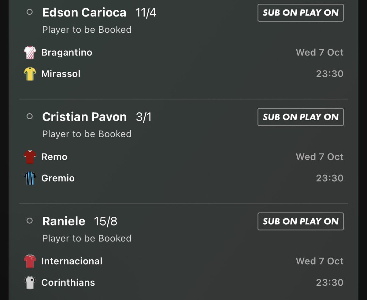TheCardScouter's tweet photo. Back in Brazil 🇧🇷📒

Pavon the pick of the bunch for me at 3/1, but it’s a trixie for tonight. https://t.co/B0HfJbU3Xm