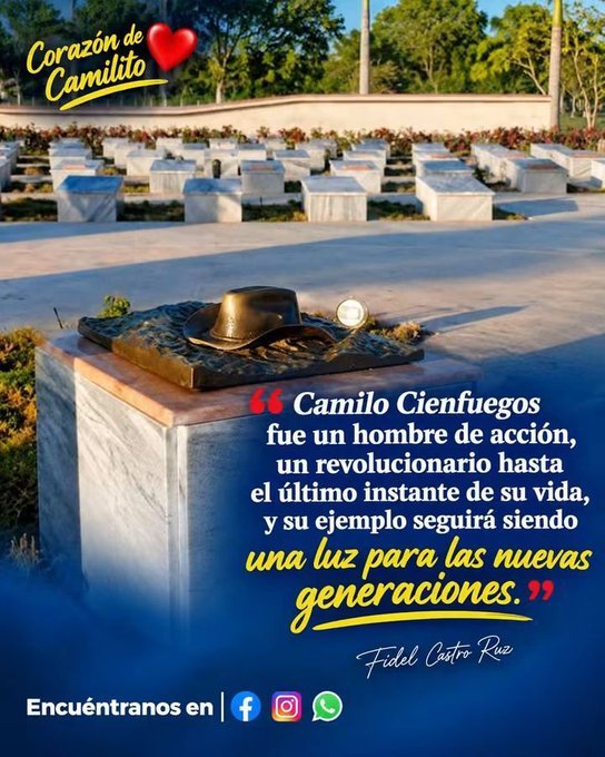 DirecSaludSsp's tweet photo. La fundación del Frente Norte de Las Villas será recordada este 7 de octubre en el Complejo Histórico Comandante Camilo Cienfuegos, de esta localidad del norte de la provincia de SanctiSpíritus  justamente en el lugar donde se libró la heroica batalla de #Yaguajay https://t.co/kGxwe6oYey