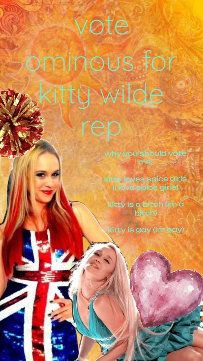 gleetwtelec's tweet photo. KITTY WILDE REPRESENTATIVE CANDIDATE: Ominous (@ominouswind307) https://t.co/6mwOtHgsUX