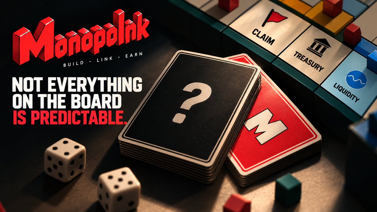 PlayMonopolink's tweet photo. Something playable is being built on Ink.

A board where capital moves, positions become properties, and every decision can change what comes next.
Not everything on the board is predictable.

Monopolink is coming to @inkonchain. https://t.co/OflakZRuif