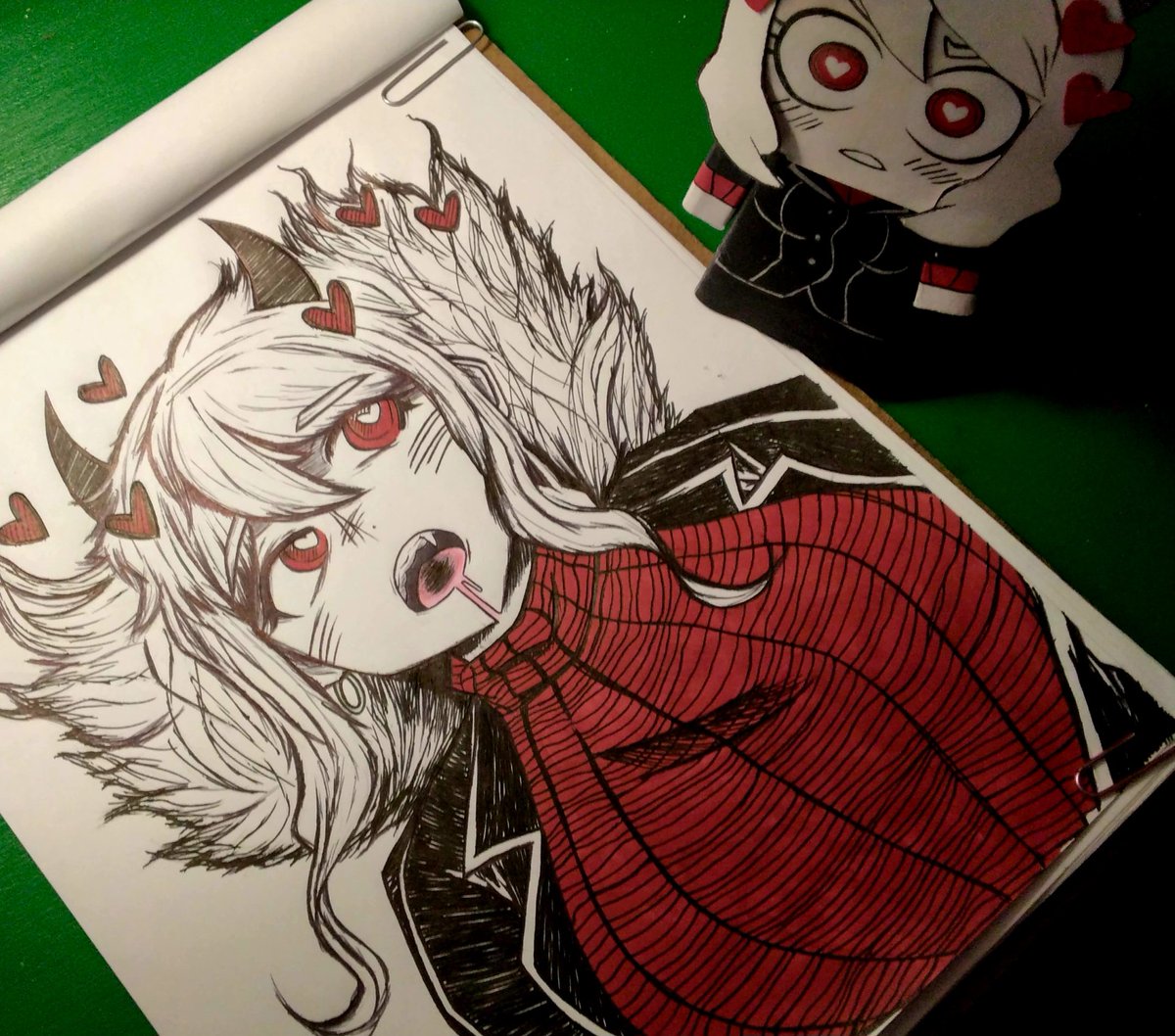 Francis34865361's tweet photo. ...Ok... Después de un largo tiempo (para mi) lo he terminado, esta idea me la dio @moosesknowyou Gracias amigo mio Besitos<3 Tal vez me tome un tiempo, no me he sentido bien necesito descansar
Los quiero a todos ustedes<3

❤️😡❤️

#helltaker #Modeus #drawing #aliceinchainsㅤㅤ https://t.co/dhM43UWn2d